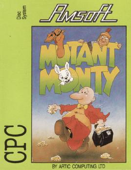 Mutant Monty box art for Amstrad CPC